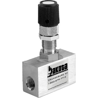 Brass High Precision Metering Needle Valve - 180 Degree Straight Flow Pattern