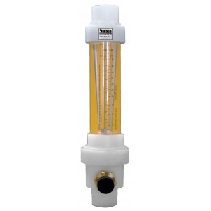 Carbon Dioxide (CO2) Flow Meters - Acrylic, Polypropylene Fittings, Valve Included