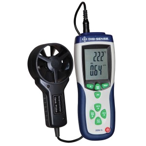 Professional CFM/CMM Vane Thermoanemometer with NIST (WD-20250-15)