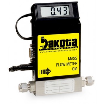 GM1 Series - Hydrogen Mass Flow Meter - Stainless Steel, Low Flow, With or Without LCD Readout, 1/4 Inch Compression Fittings, 0-5VDC Analog Output