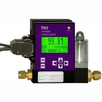 Totalizer Input/Output Flow Monitor/Controller  - Display Readout, 0-5Vdc/0-5Vdc RS-232 Interface (GC Series)