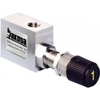 316 Stainless Steel High Precision Metering Needle  Valve - 90 Degree Flow Pattern