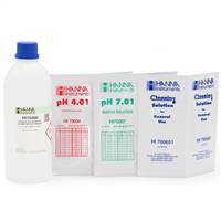 General pH Calibration Bundle, pH 4 & 7, General Purpose Cleaning Solution, Electrode Storage Solution <b>(Satchets)</b>