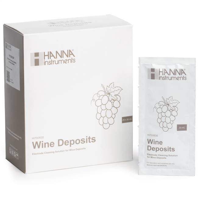 Cleaning Solution for Wine <b>Deposits</b> - 25 packets x 20 mL Sachets