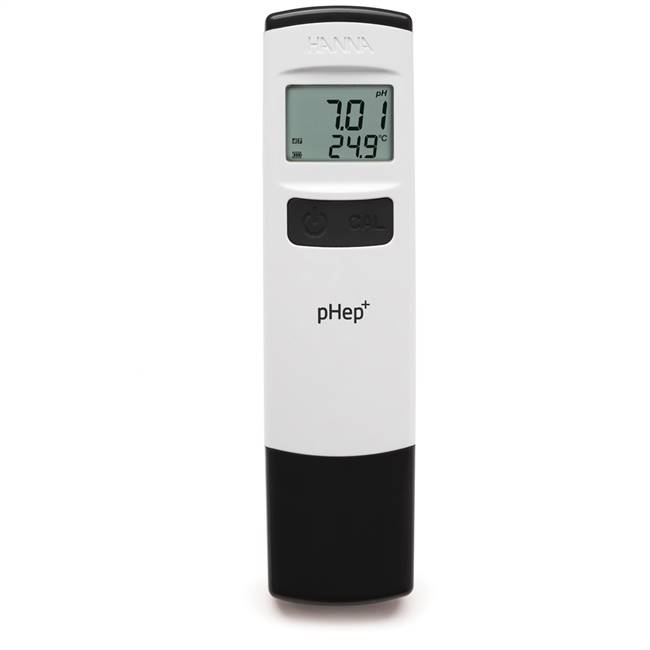 pHep<sup>&reg;</sup>+ Pocket pH Tester with 0.01 pH Resolution