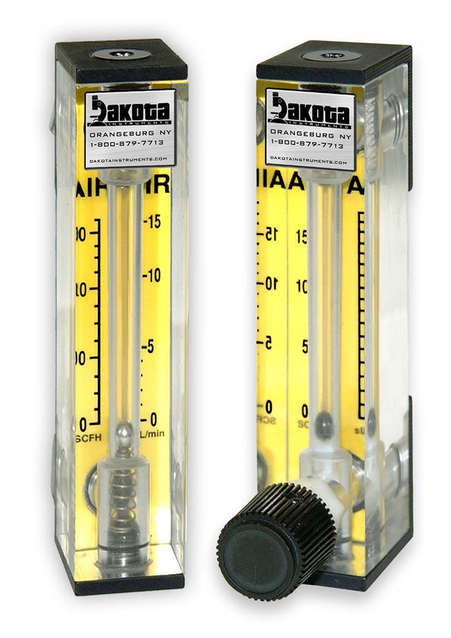 Water Flow Meter - Acrylic, Brass Fittings