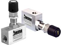 Brass Utility Needle Valve - 180 Degree (Straight) & 90 Degree Flow Pattern