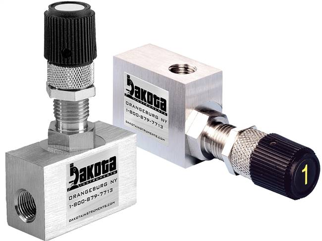 316 Stainless Steel Utility Needle Valve - 180 Degree (Straight) & 90 Degree Flow Pattern