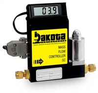 GC1 Series - Hydrogen Mass Flow Controller - Aluminum, Low Flow, With or Without LCD Readout, 1/4 Inch Compression Fittings, 0-5VDC Analog Input/Output