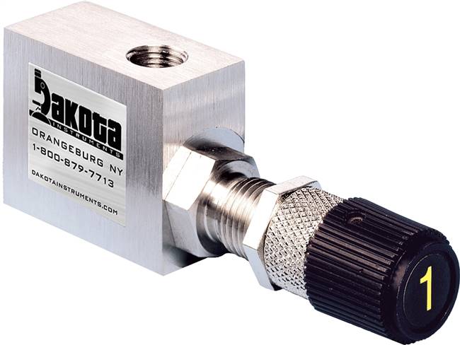 Brass High Precision Metering Needle Valve - 90 Degree Flow Pattern