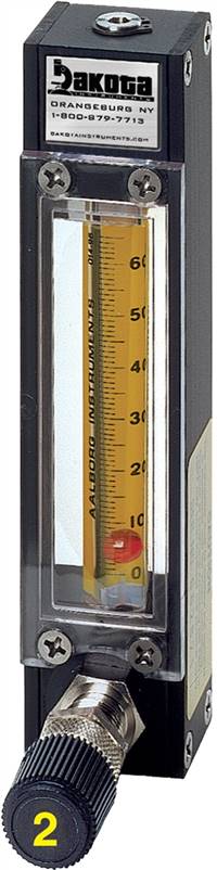 65mm Aluminum Flow Meter with High Precision Valve (MFV)