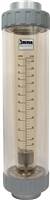 Flow Range: 0.5 -  6.0 GPM, 2.0 - 22 LPM, Height: 14 1/2", Float: PTFE, Adapter: 1 1/2" FNPT PVC